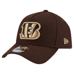 Cincinnati Bengals New Era Burnt Wood A-Frame 9FORTY Adjustable Hat