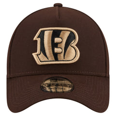 Cincinnati Bengals New Era Burnt Wood A-Frame 9FORTY Adjustable Hat