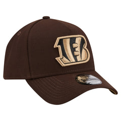 Cincinnati Bengals New Era Burnt Wood A-Frame 9FORTY Adjustable Hat