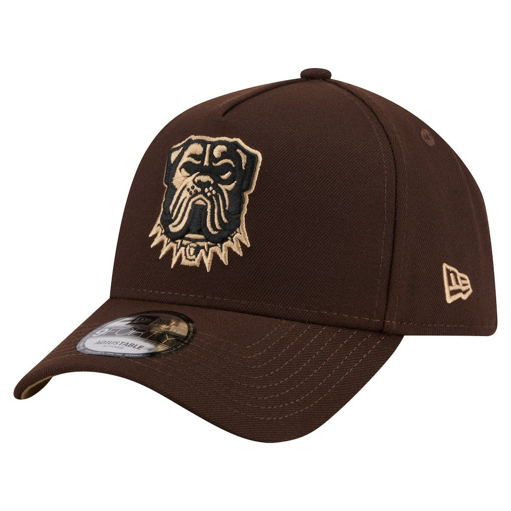 Cleveland Browns New Era Burnt Wood A-Frame 9FORTY Adjustable Hat