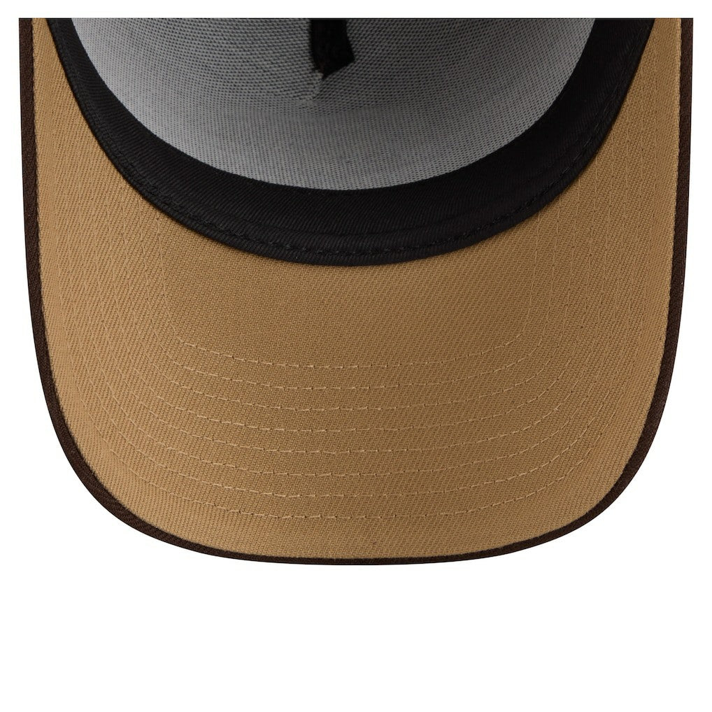 Cleveland Browns New Era Burnt Wood A-Frame 9FORTY Adjustable Hat