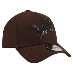 Detroit Lions New Era Burnt Wood A-Frame 9FORTY Adjustable Hat