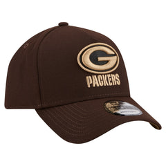 Green Bay Packers New Era Burnt Wood A-Frame 9FORTY Adjustable Hat