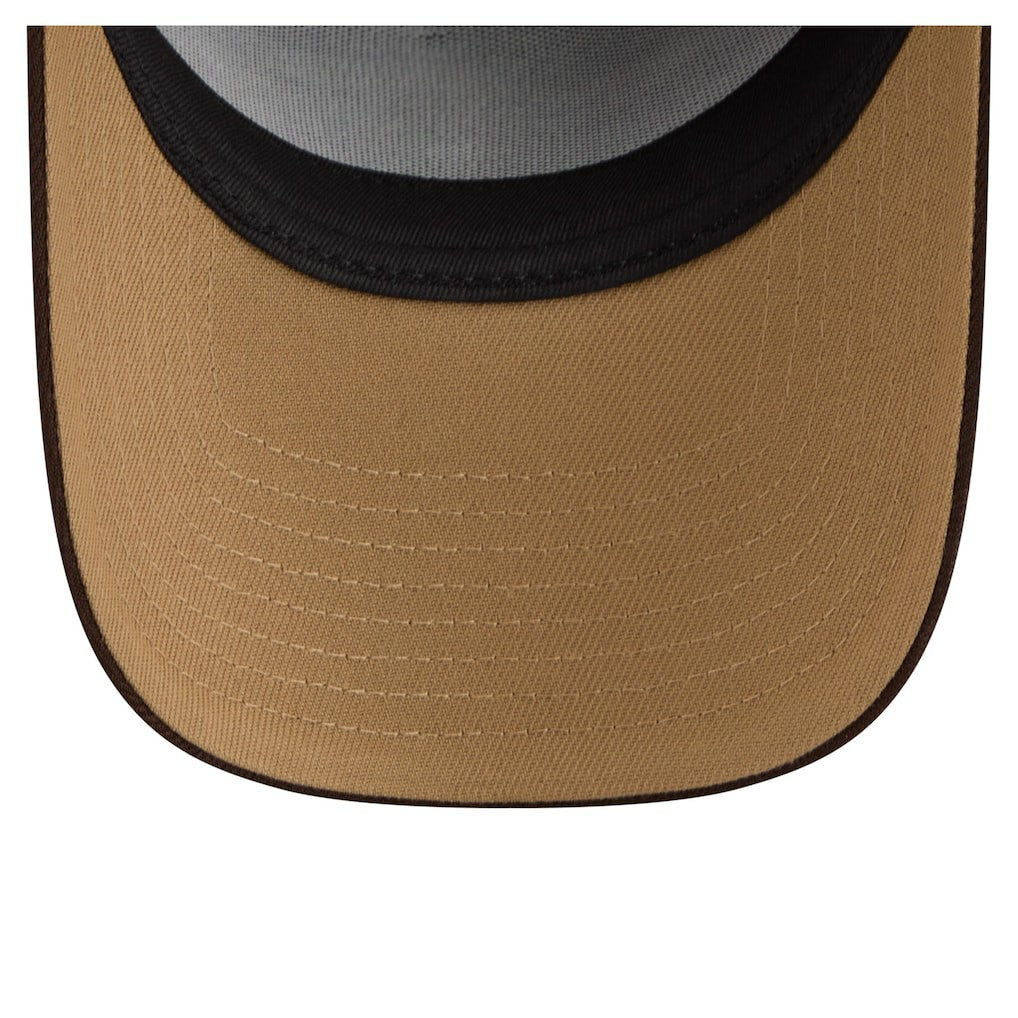 New England Patriots New Era Burnt Wood A-Frame 9FORTY Adjustable Hat