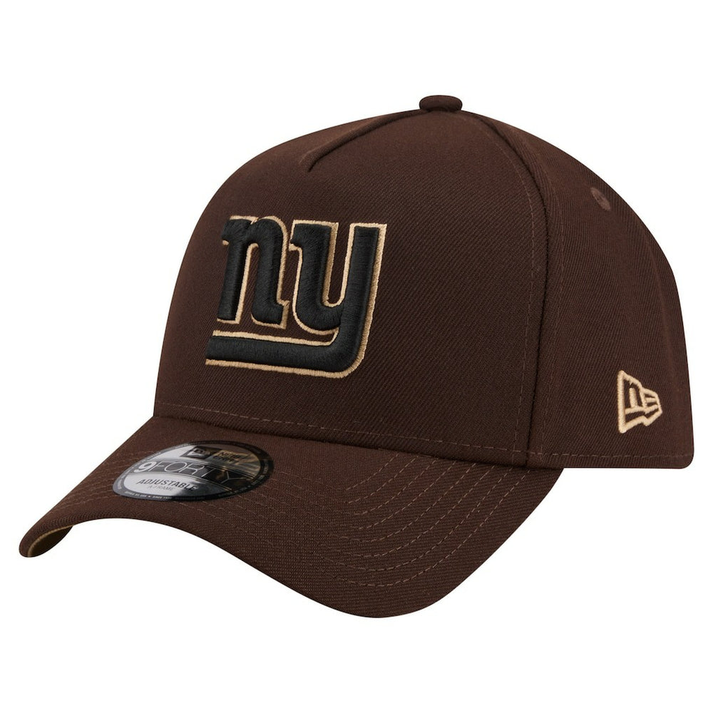 New York Giants New Era Burnt Wood A-Frame 9FORTY Adjustable Hat