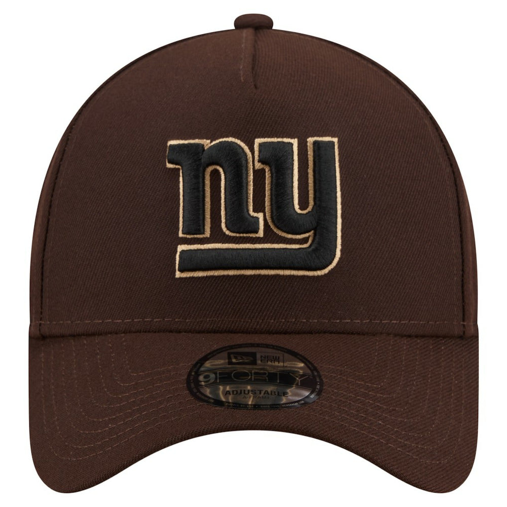 New York Giants New Era Burnt Wood A-Frame 9FORTY Adjustable Hat