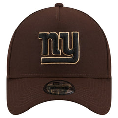 New York Giants New Era Burnt Wood A-Frame 9FORTY Adjustable Hat