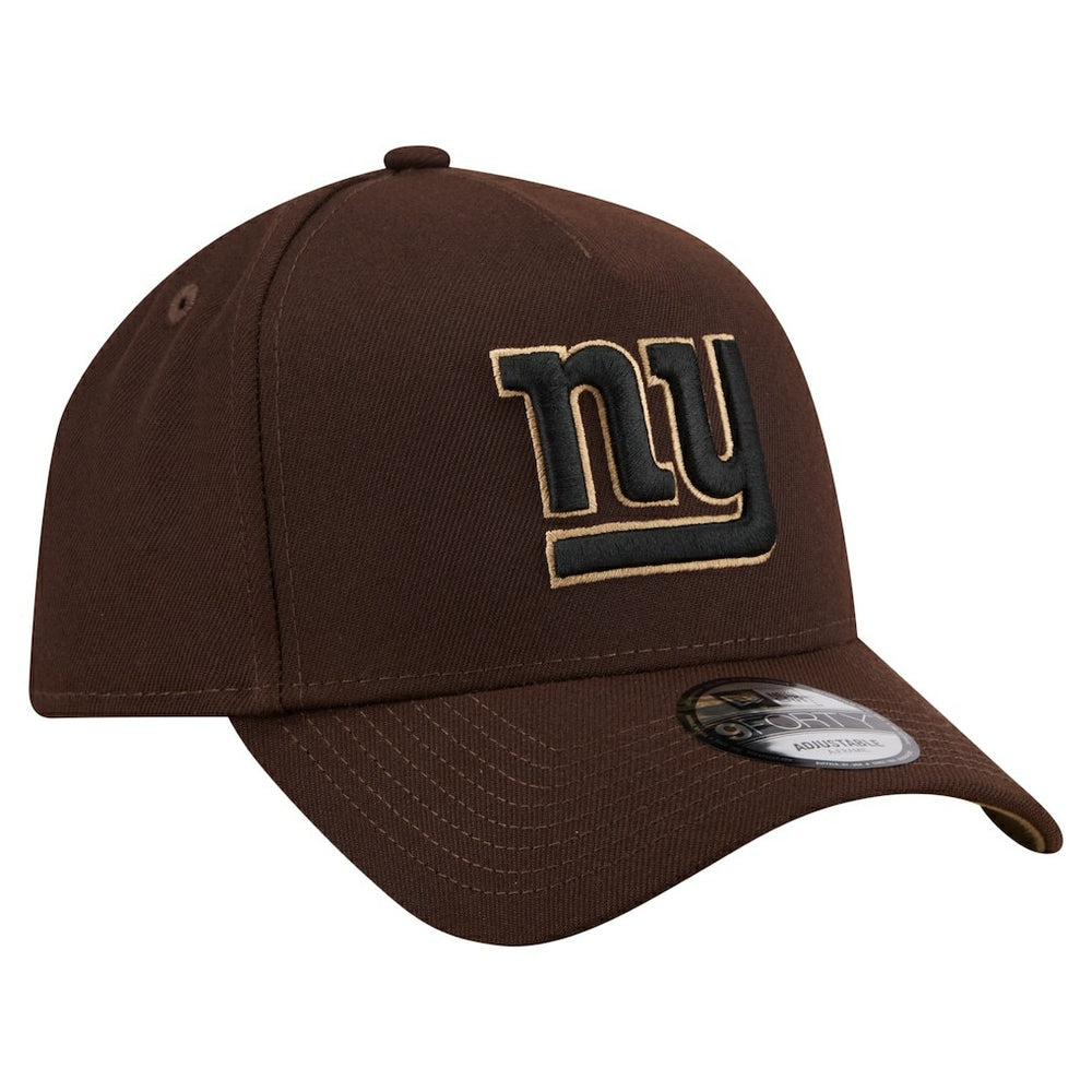 New York Giants New Era Burnt Wood A-Frame 9FORTY Adjustable Hat