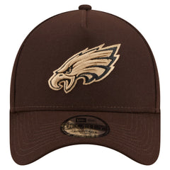 Philadelphia Eagles New Era Burnt Wood A-Frame 9FORTY Adjustable Hat
