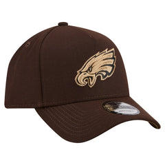 Philadelphia Eagles New Era Burnt Wood A-Frame 9FORTY Adjustable Hat