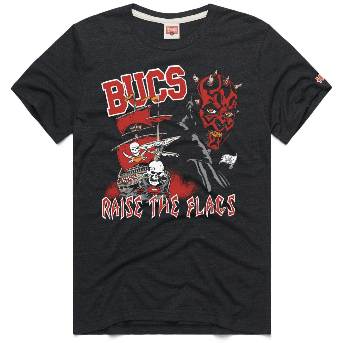 Tampa Bay Buccaneers  Homage Unisex Star Wars x NFL Tri-Blend T-Shirt