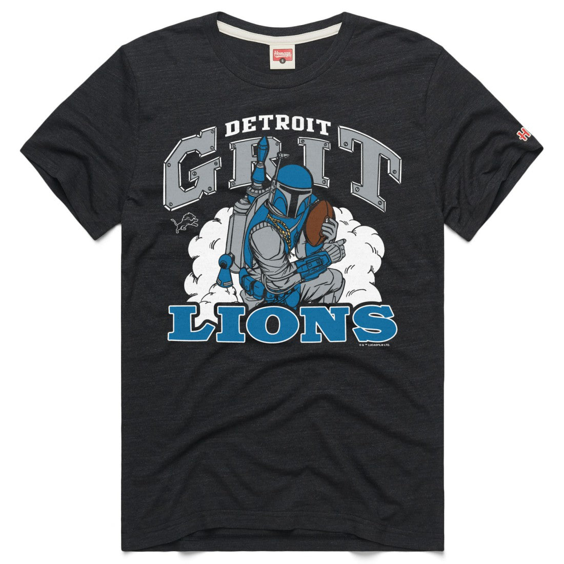 Detroit Lions  Homage Unisex Star Wars x NFL Tri-Blend T-Shirt