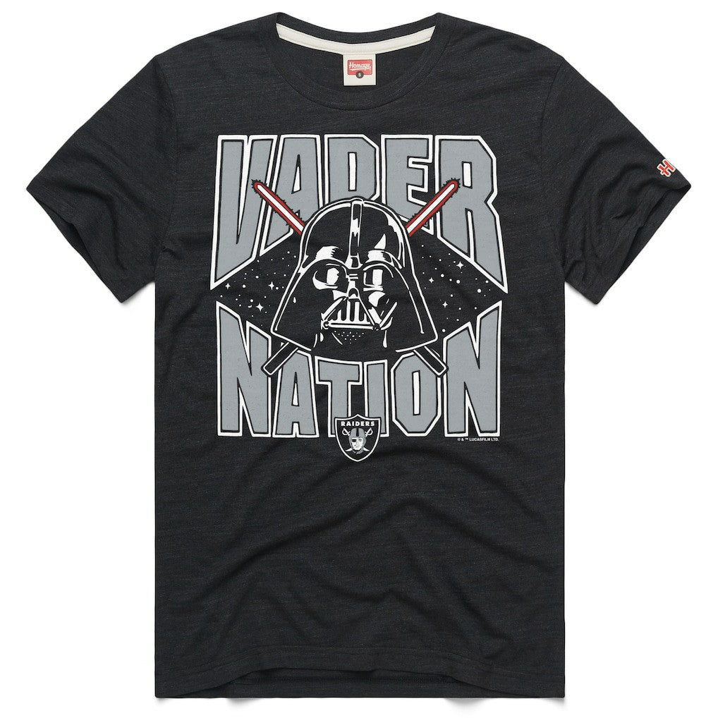Las Vegas Raiders  Homage Unisex Star Wars x NFL Tri-Blend T-Shirt
