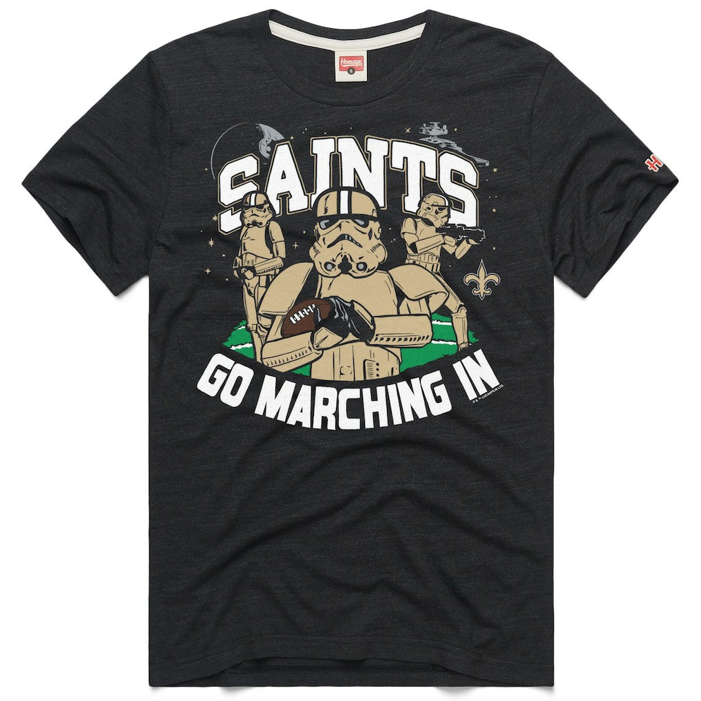 New Orleans Saints  Homage Unisex Star Wars x NFL Tri-Blend T-Shirt