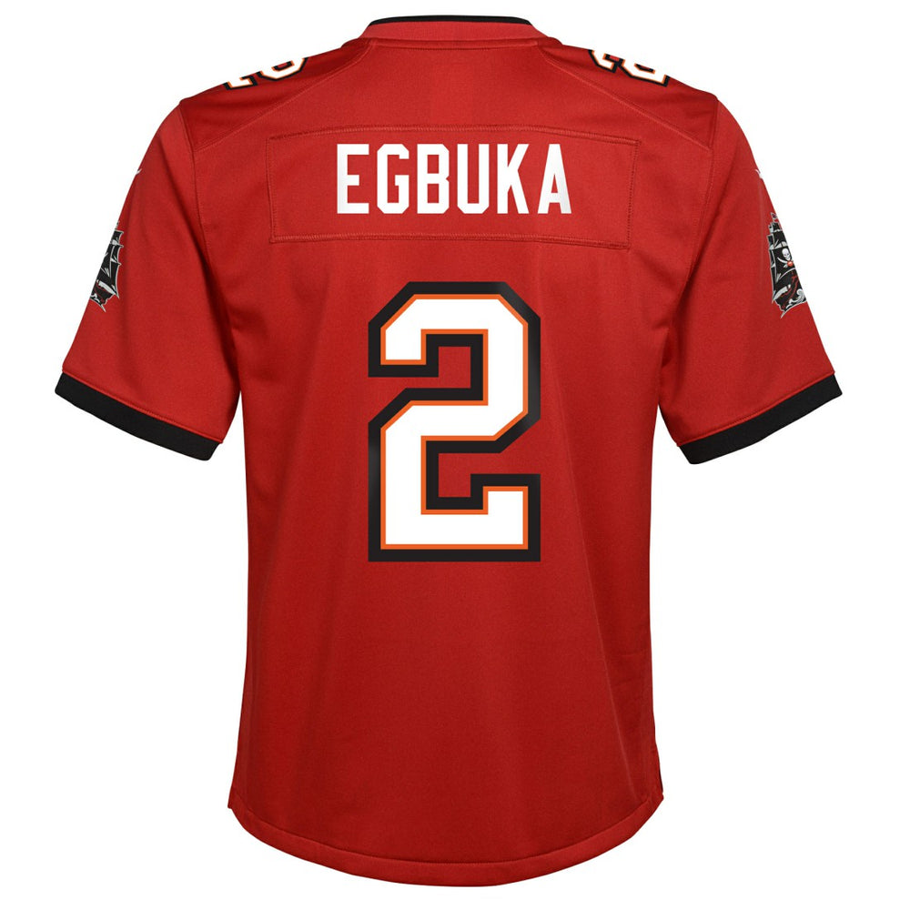 Tampa Bay Buccaneers Nike Emeka Egbuka  Youth Team Game Jersey