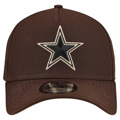 Dallas Cowboys New Era Burnt Wood A-Frame 9FORTY Adjustable Hat