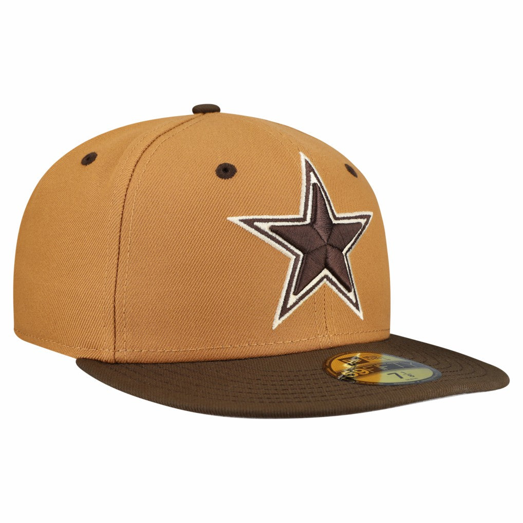 Dallas Cowboys New Era Two-Tone Walnut 59FIFTY Fitted Hat