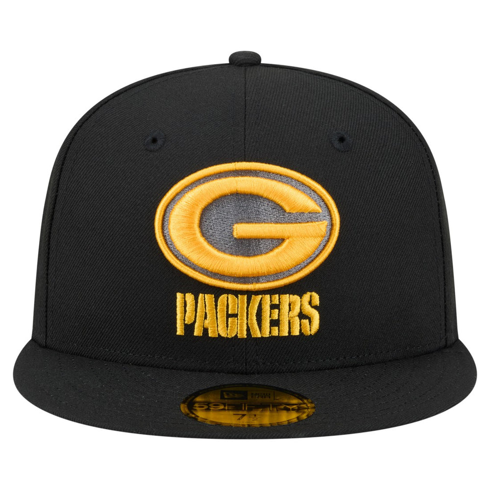 Green Bay Packers New Era Color Pop 59FIFTY Fitted Hat