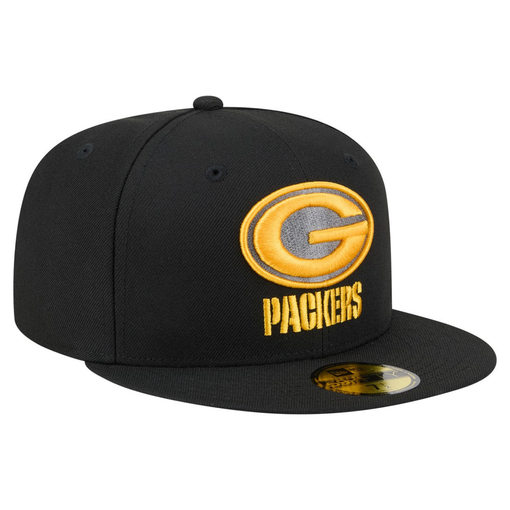 Green Bay Packers New Era Color Pop 59FIFTY Fitted Hat