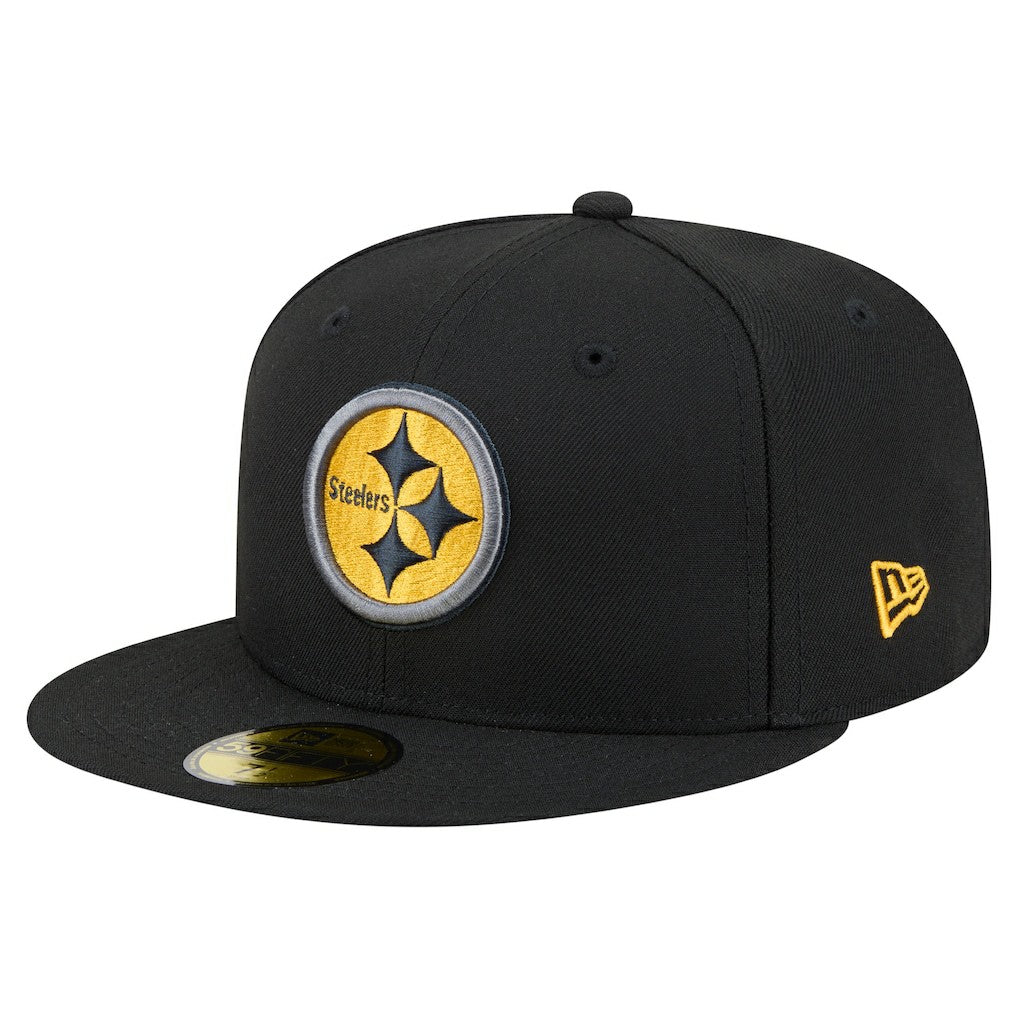 Pittsburgh Steelers New Era Color Pop 59FIFTY Fitted Hat