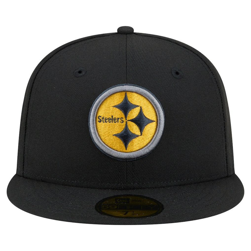 Pittsburgh Steelers New Era Color Pop 59FIFTY Fitted Hat