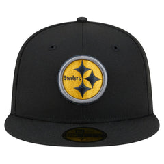 Pittsburgh Steelers New Era Color Pop 59FIFTY Fitted Hat