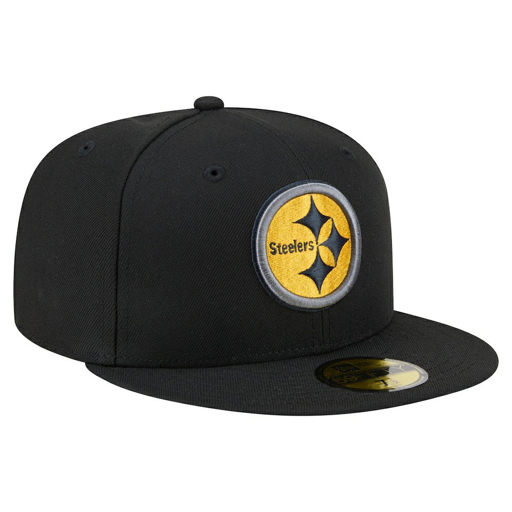 Pittsburgh Steelers New Era Color Pop 59FIFTY Fitted Hat