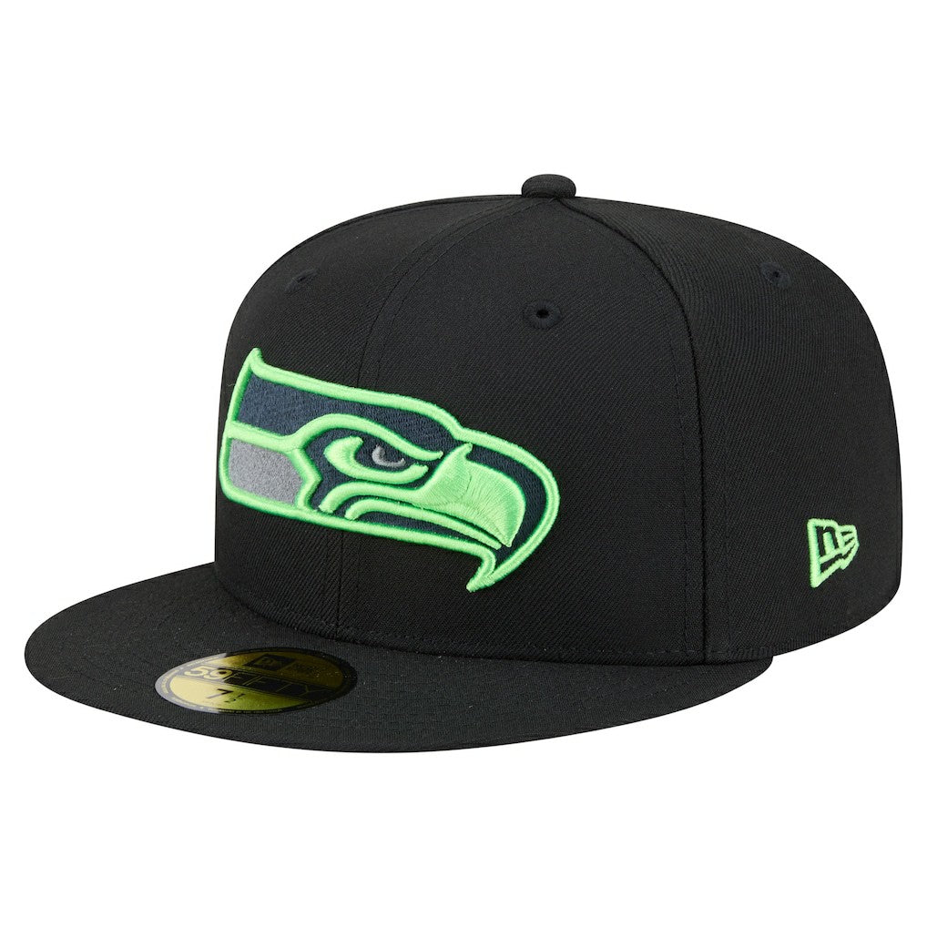 Seattle Seahawks New Era Color Pop 59FIFTY Fitted Hat