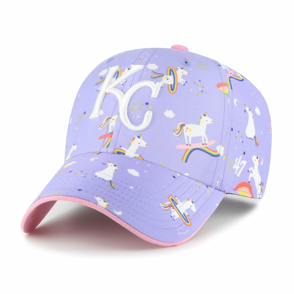 Kansas City Royals '47 Girls Youth Unicorn Clean Up Adjustable Hat | MLB Shop