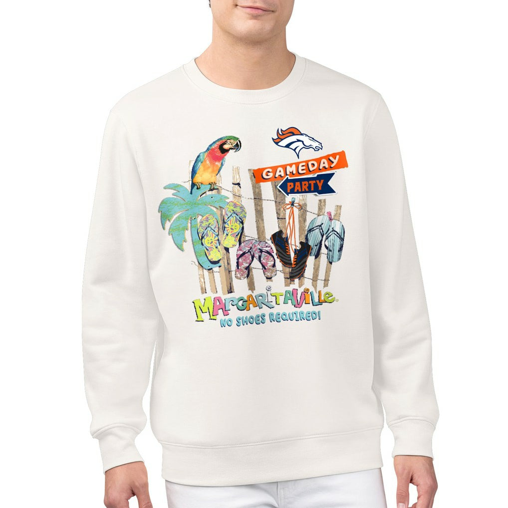 Denver Broncos  Margaritaville Gameday Party Fleece Sweatshirt