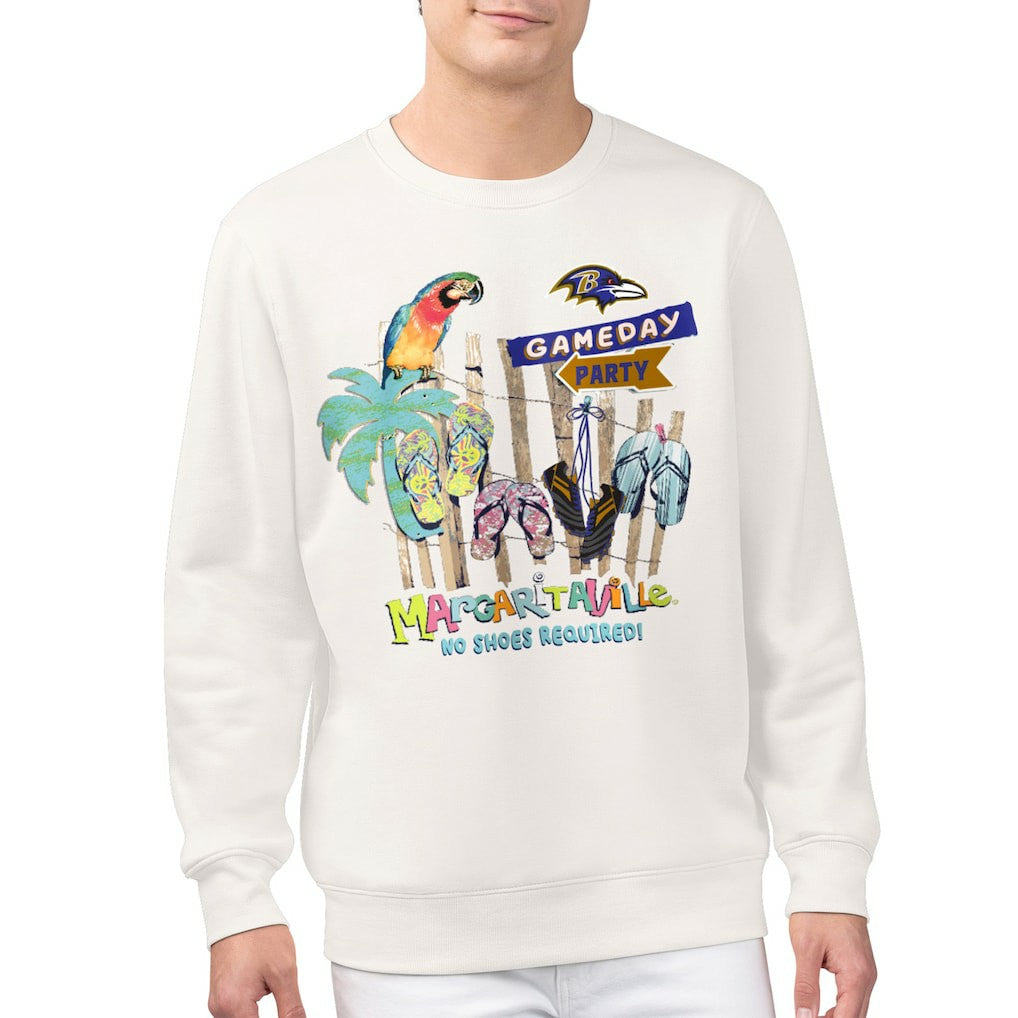 Baltimore Ravens  Margaritaville Gameday Party Fleece Sweatshirt