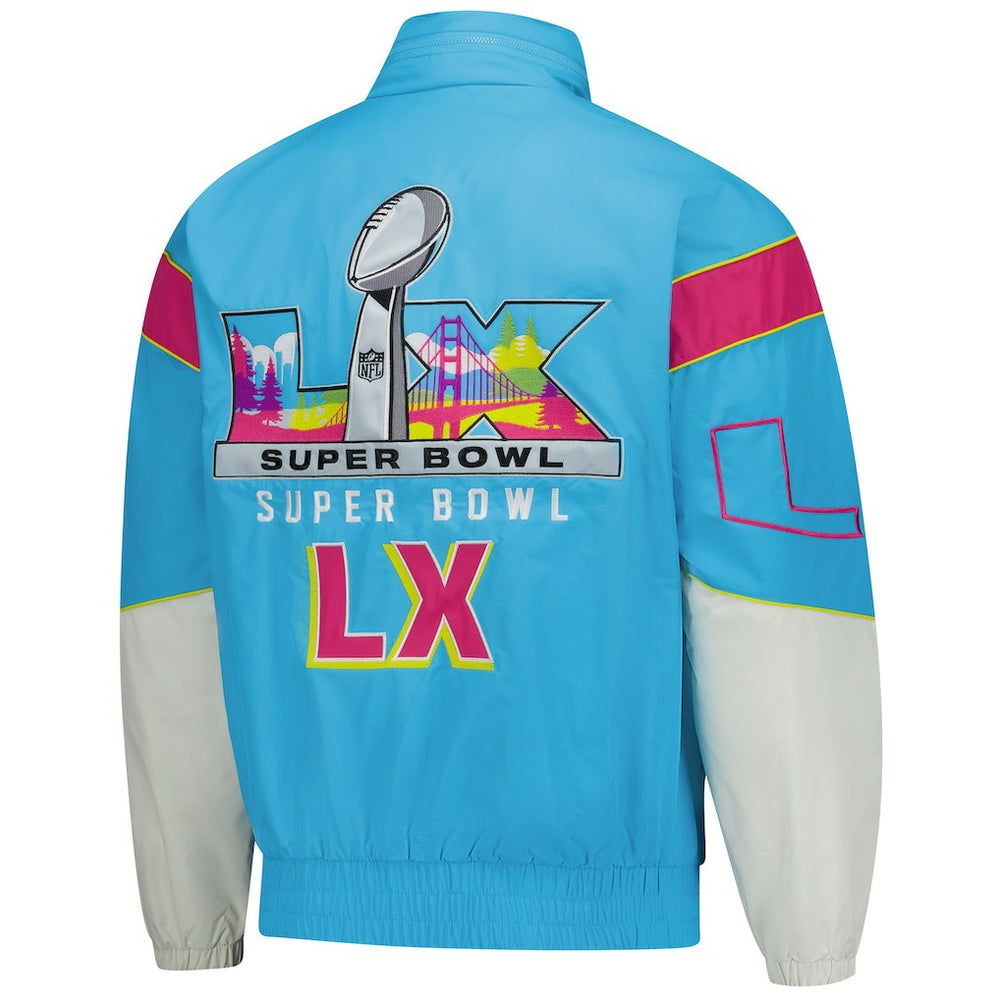 New England Patriots  Super Bowl LX Starter The Gust Full-Zip Hooded Jacket