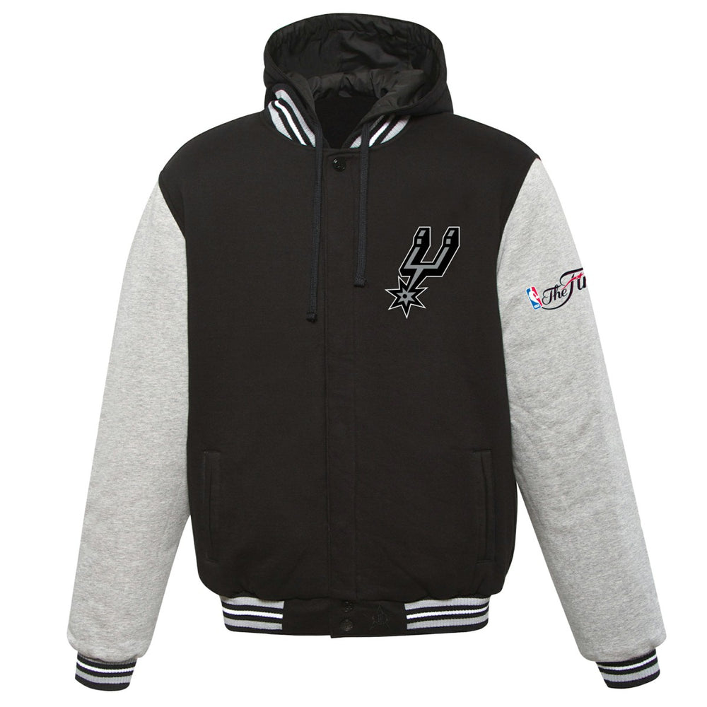 San Antonio Spurs JH Design 2014 NBA Finals Fleece Full-Zip Varsity Jacket Online