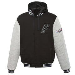 San Antonio Spurs JH Design 2014 NBA Finals Fleece Full-Zip Varsity Jacket Online