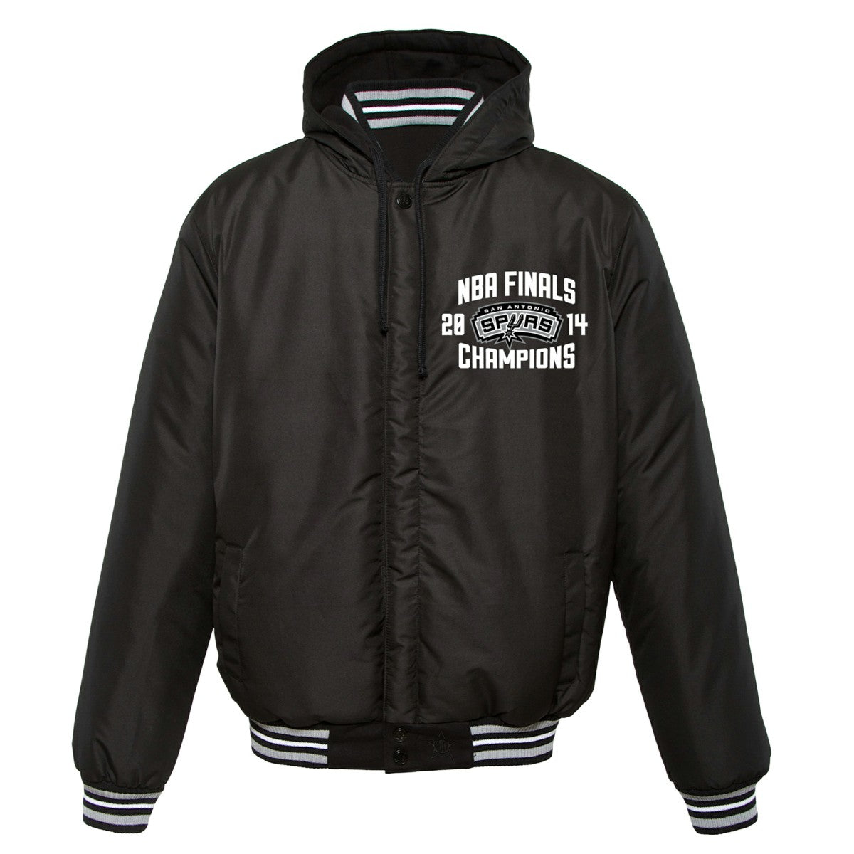 San Antonio Spurs JH Design 2014 NBA Finals Fleece Full-Zip Varsity Jacket Online