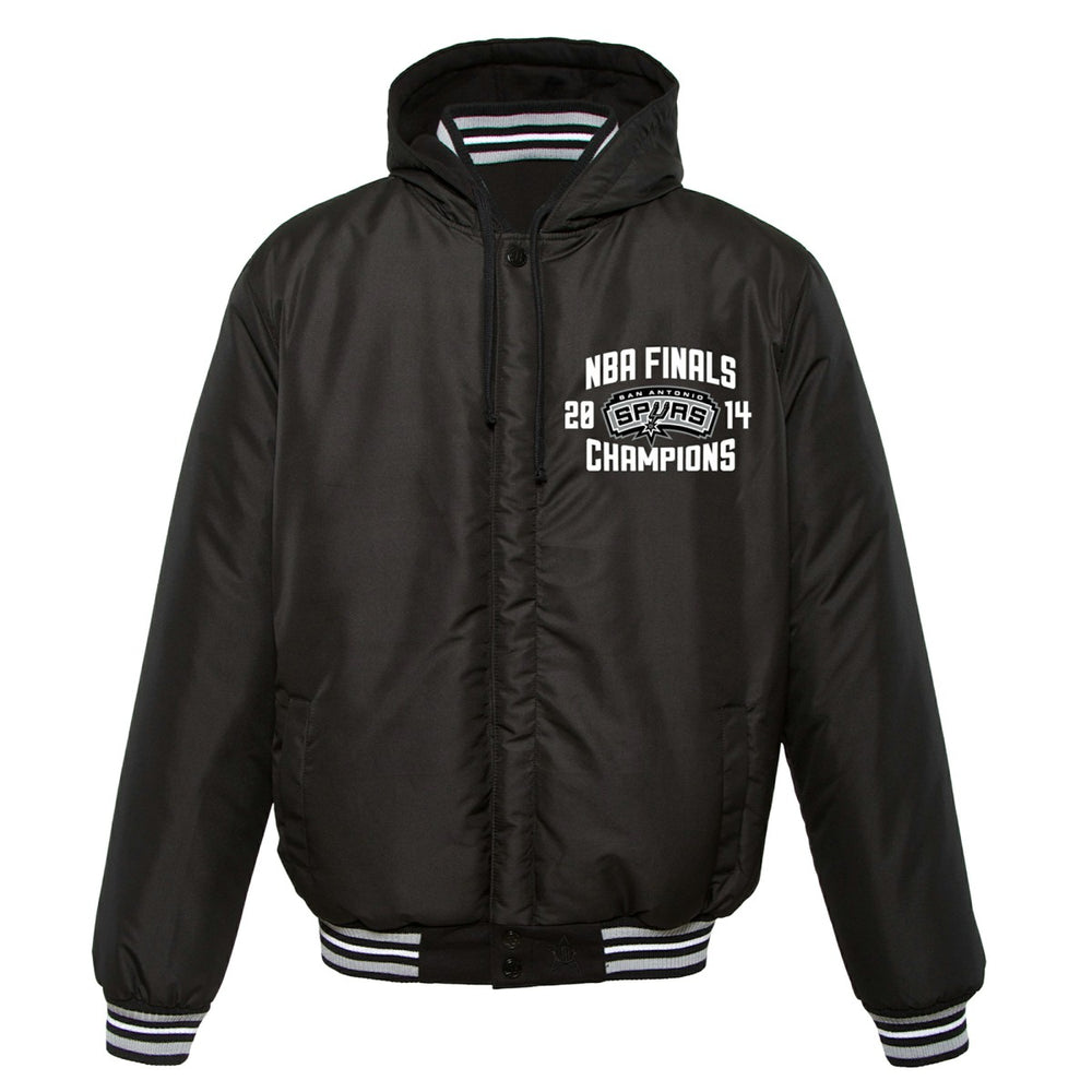 San Antonio Spurs JH Design 2014 NBA Finals Fleece Full-Zip Varsity Jacket Online