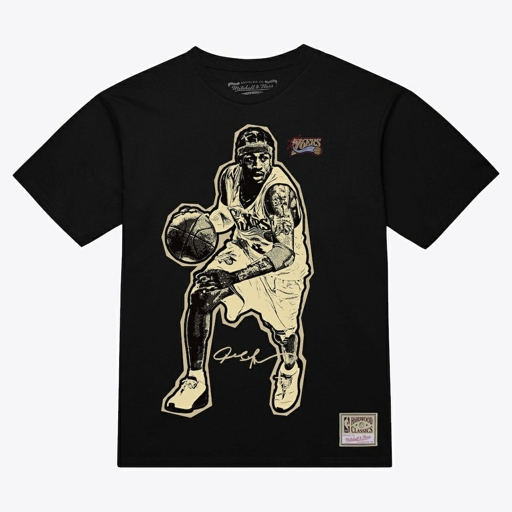 Allen Iverson Philadelphia 76ers Unisex Blockbuster Player Graphic T-Shirt Discount