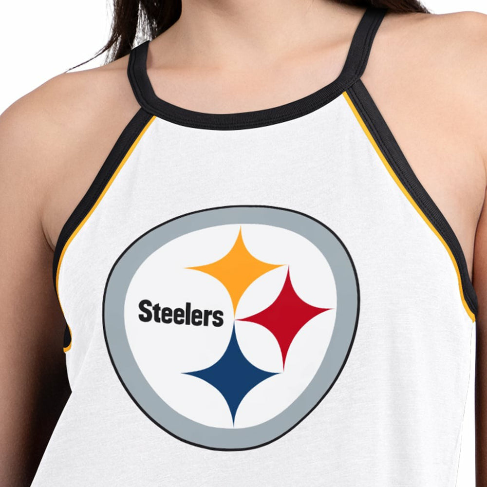 Pittsburgh Steelers  G-III 4Her by Carl Banks Women's Redemption Win Slub Tank Top