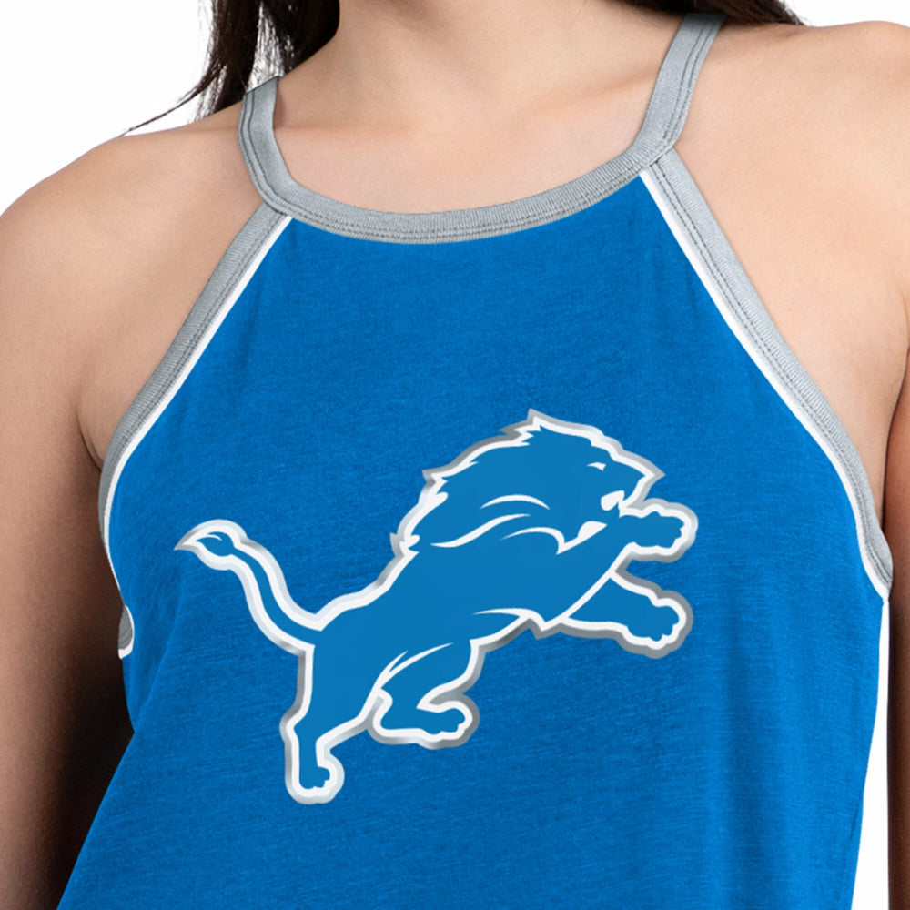 Detroit Lions  G-III 4Her by Carl Banks Women's Redemption Win Slub Tank Top