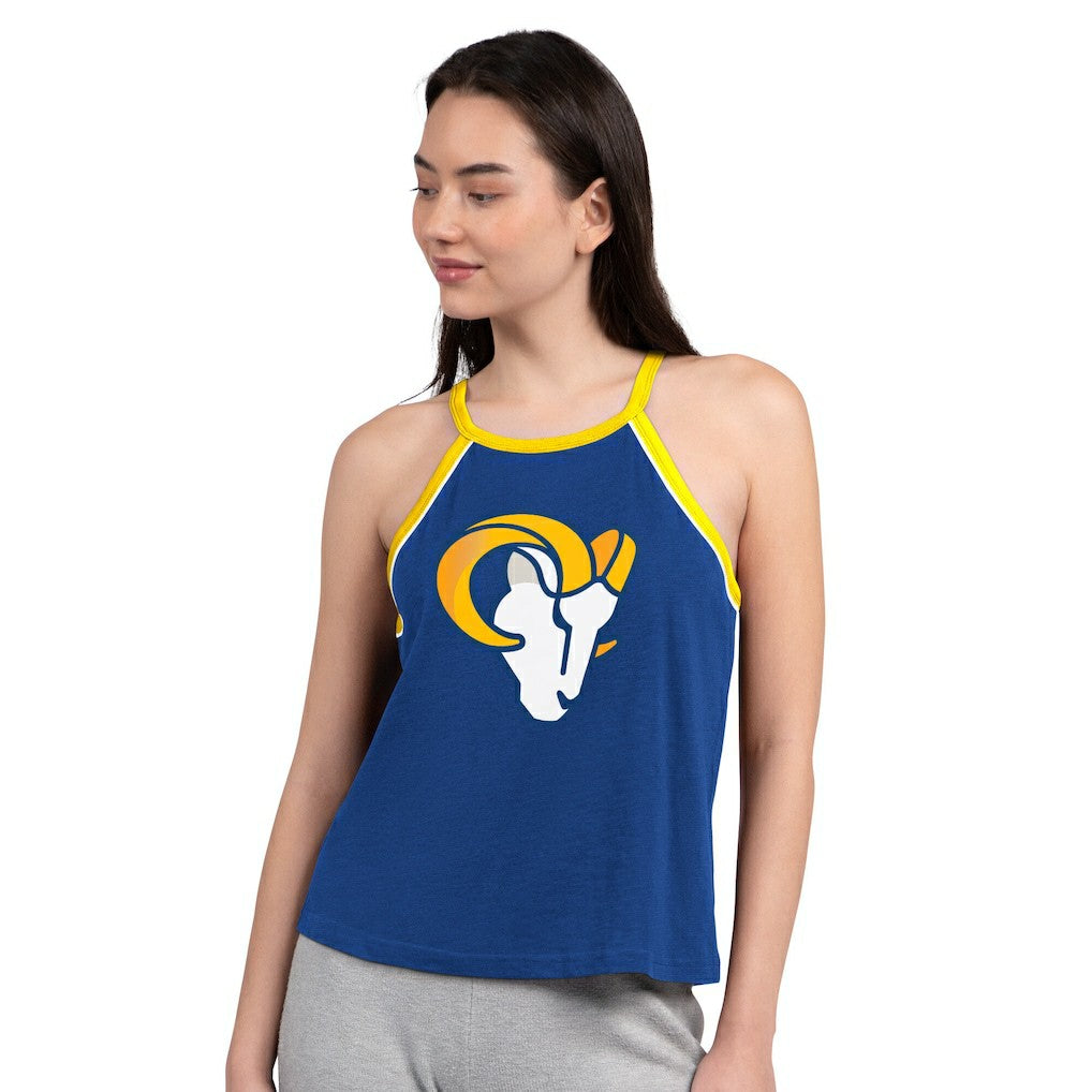 Los Angeles Rams  G-III 4Her by Carl Banks Women's Redemption Win Slub Tank Top