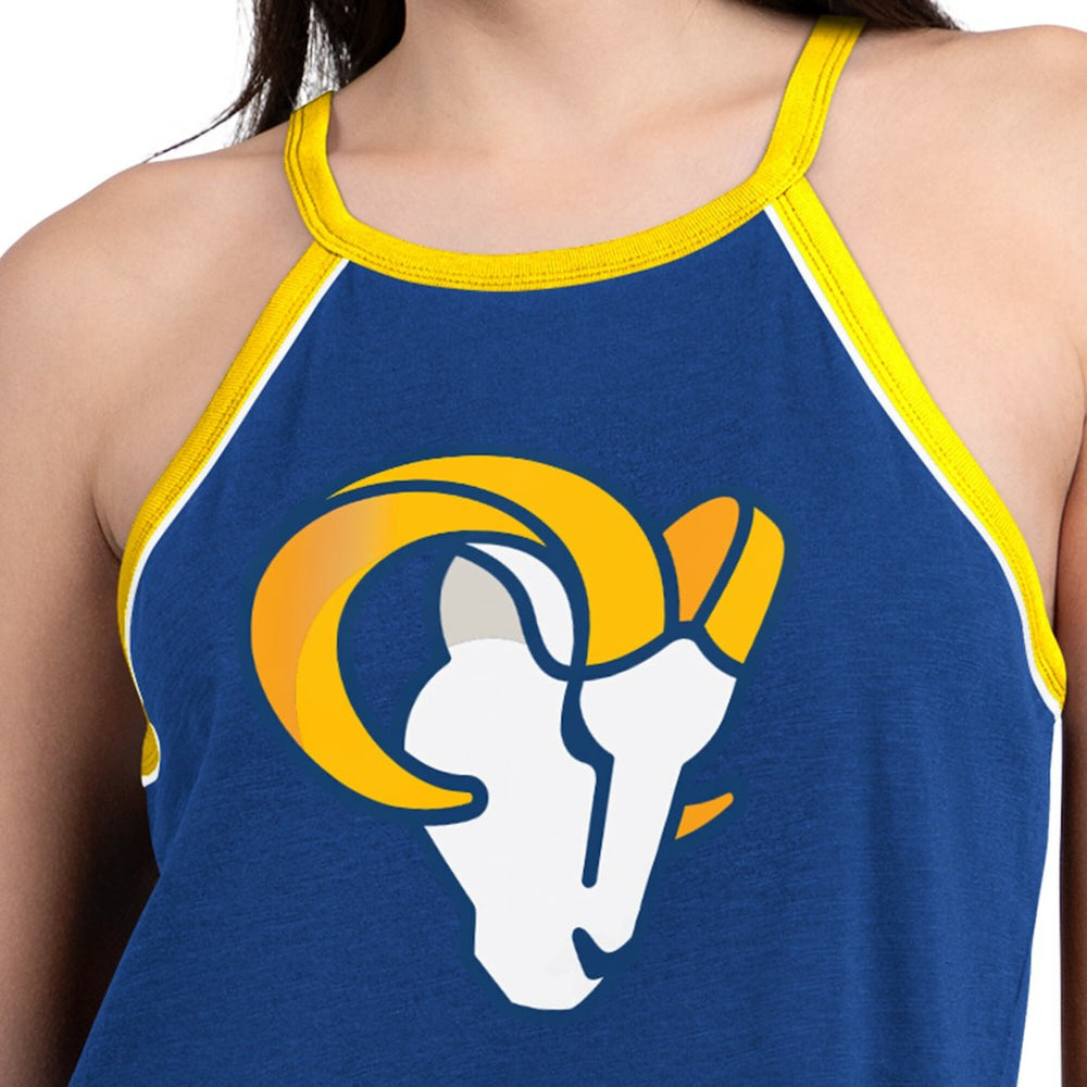 Los Angeles Rams  G-III 4Her by Carl Banks Women's Redemption Win Slub Tank Top
