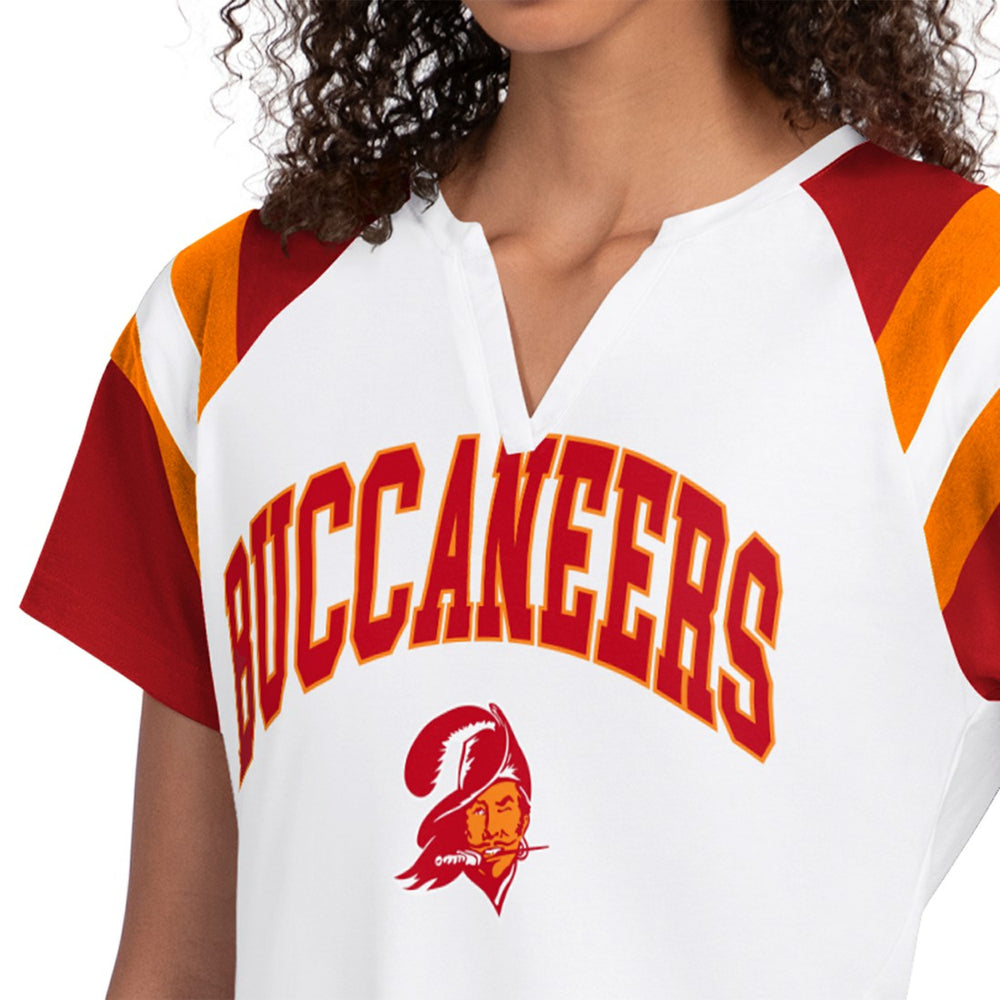 Tampa Bay Buccaneers  Starter Women's Game On Notch Neck T-Shirt