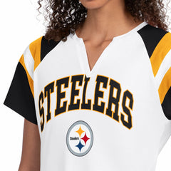Pittsburgh Steelers  Starter Women's Game On Notch Neck T-Shirt