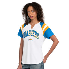 Los Angeles Chargers  Starter Women's Game On Notch Neck T-Shirt