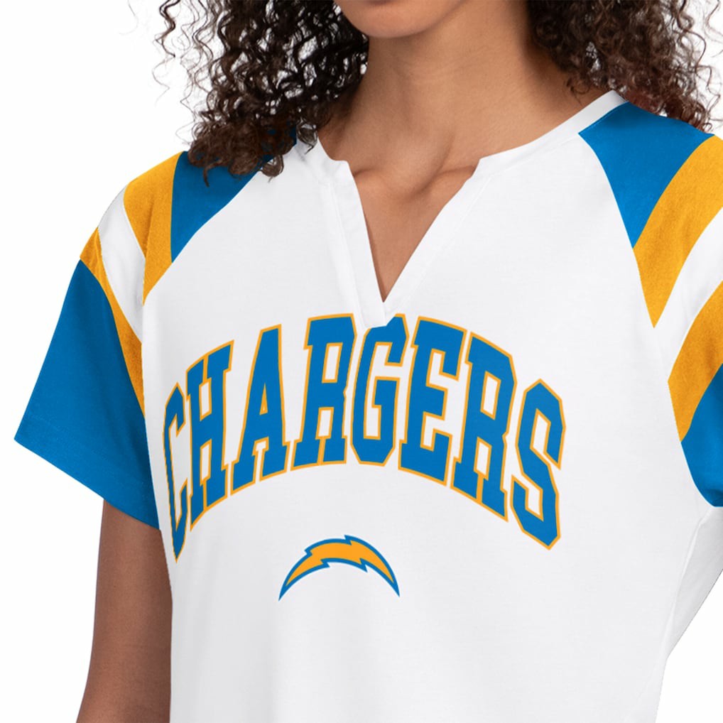 Los Angeles Chargers  Starter Women's Game On Notch Neck T-Shirt