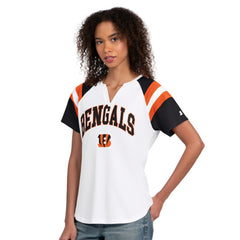 Cincinnati Bengals  Starter Women's Game On Notch Neck T-Shirt