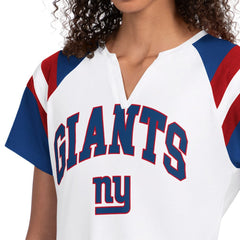 New York Giants  Starter Women's Game On Notch Neck T-Shirt