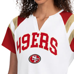 San Francisco 49ers  Starter Women's Game On Notch Neck T-Shirt