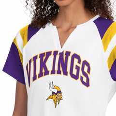 Minnesota Vikings  Starter Women's Game On Notch Neck T-Shirt