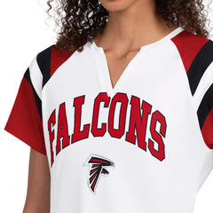 Atlanta Falcons  Starter Women's Game On Notch Neck T-Shirt